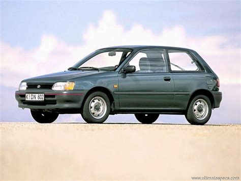 Toyota Starlet IV 1.3i Specs, Performance, Comparisons